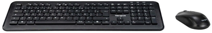 Picture of Klawiatura + mysz HP Targus Zestaw klawiatury i myszy kombinacja full size bezprzewodowy 2.4 GHz AZERTY francuski czarny