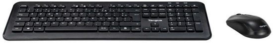 Picture of Klawiatura + mysz HP Targus Zestaw klawiatury i myszy kombinacja full size bezprzewodowy 2.4 GHz AZERTY francuski czarny