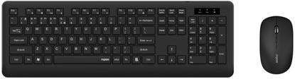 Attēls no Klawiatura + mysz Rapoo RAPOO Zestaw klawiatury i myszy 8310M, Multi-mode, Bezprzewodowy zestaw, CZ/SK, Czarny