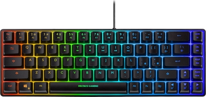 Picture of Klawiatura Deltaco Klavitra GAMING, US layout, Mini RGB membranin, juoda / 4222268 / GAM-158-US