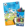 Picture of Krāsainie zīmuļi STAEDTLER Noris World Cup, 12 gab + Krāsojamā grāmata