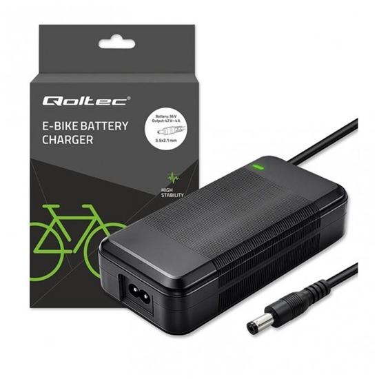 Изображение Ładowarka do roweru skutera elektrycznego 36V | 42V | 4A | 5.5*2.1 + kabel zasilający 