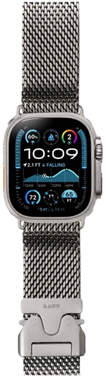 Picture of LAUT SATURN LOOP Titanium woven mesh band for Apple Watch