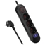 Picture of Listwa zasilająca MCE394 B, 1,5m|3 gniazda + 3xUSB. 110-240V AC 50/60Hz, 2.1A max 2500W, czarna