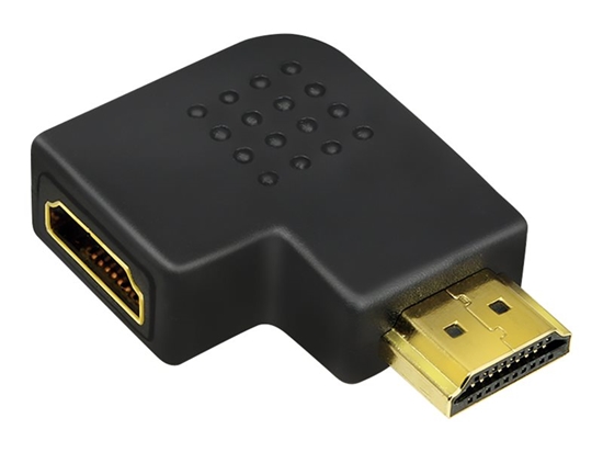 Picture of Logilink | HDMI Adapter, AM to AF in 90 degree flat angled | AH0008