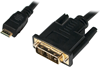 Picture of Logilink HDMI-Kabel mini HDMI to DVI M/M 2,0m black