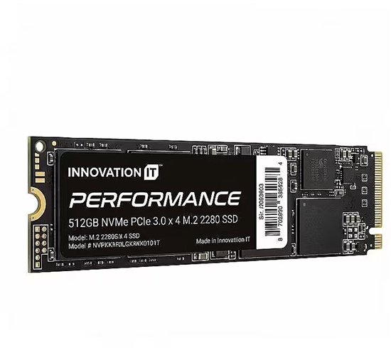 Picture of M.2 512GB InnovationIT Performance NVMe PCIe 3.0 x 4 bulk QLC