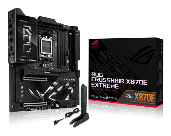 Picture of Mainboard|ASUS|AMD X870E|SAM5|EATX|Memory DDR5|Memory slots 4|CROSSHAIRX870EEXTREME