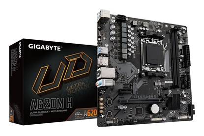 Attēls no Mainboard|GIGABYTE|AMD A620A|SAM5|Micro-ATX|Memory DDR5|Memory slots 2|A620MH2.2