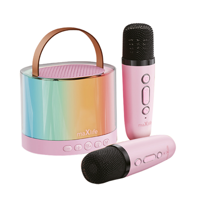 Attēls no Maxlife MXKS-200 Bluetooth Karaoke Speaker MXKS-200 Pink