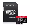 Picture of MEMORY MICRO SDXC 512GB W/AD./AUSDX512GUI3V30SHA2-RA1 ADATA