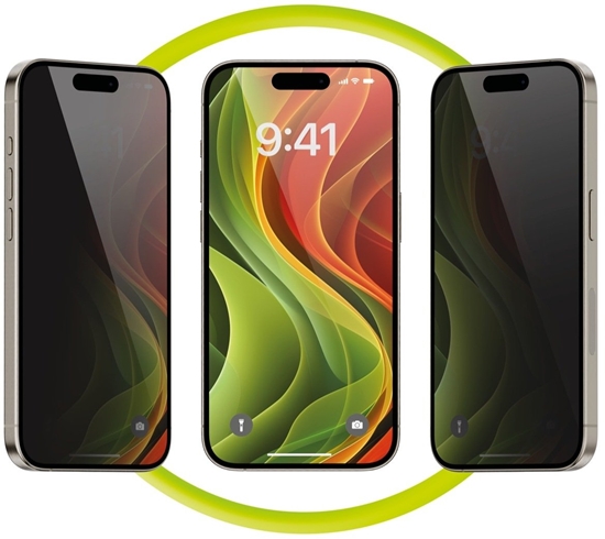 Picture of Mobile Origin Screen Guard Privacy with easy applicator, 2 pack - iPhone 17 Pro