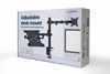 Picture of Monitora stiprinājums Gembird Adjustable Desk Mount with Monitor Arm and Notebook Tray 