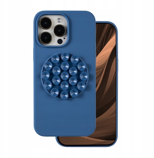 Picture of Nakadka Silicone Stick do iPhone 16 Pro 6,3" niebieska