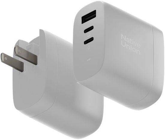 Picture of Native Union 67W USB-C PD 3-Port Fast GaN Wall Charger White