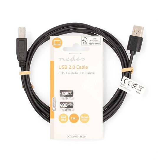 Picture of Nedis Printer Cable 480 Mbps 2m