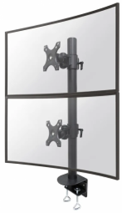 Picture of NewStar FPMA-D960DVBLACKPLUS monitor desk mount for curved screens