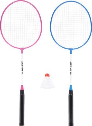 Picture of Nils Extreme NRZ001 STEEL / ZESTAW DO BADMINTONA 2 RAKIETY + LOTKA NILS