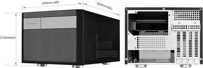 Attēls no Obudowa SilverStone SG11B (SST-SG11B)