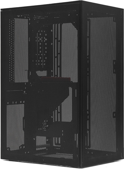 Picture of Obudowa Ssupd SSUPD Meshroom S V2 Obudowa PC, Mini obudowa, ATX, Mesh  czarny, PCIe 5.0