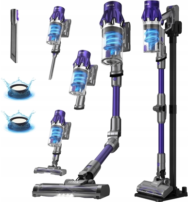 Изображение Odkurzacz pionowy Tesla PureStar E50 PowerDock wireless odkurzacz pionowy 2w1 z filtrem HEPA H13 i stacj dokujc