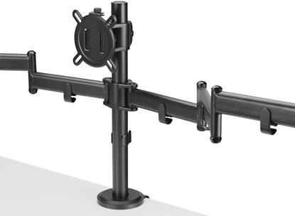 Attēls no One For All DM2310 Uchwyt biurkowy DM2310 do 3 monitorów 13-27, max 8kg, VESA 75x75-100x100, czarny
