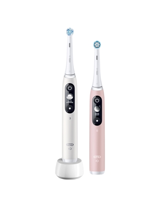 Attēls no Oral-B Electric Toothbrush | iO6 DuoPack | Rechargeable | For adults | Number of brush heads included 2 | Number of teeth brushing modes 5 | White/Pink