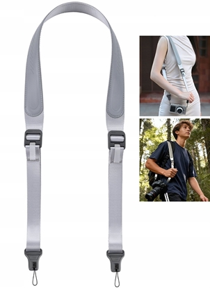 Picture of Pasek Na Szyj Rami Anti-tangle U-snap Do 60kg Na Aparat Dslr Ulanzi Css1 / Sku: B195 / Srebrny