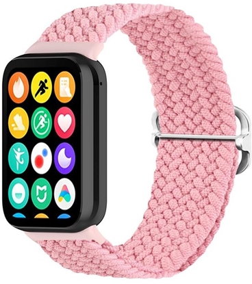 Picture of Pasek Pleciony Mi Band 8 Pro / M8 Pro (1), PINK / RÓOWY