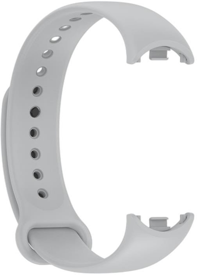 Picture of Pasek Silikonowy Mi Band 9 / M9 / 8 / M8 (7), GRAY / SZARY