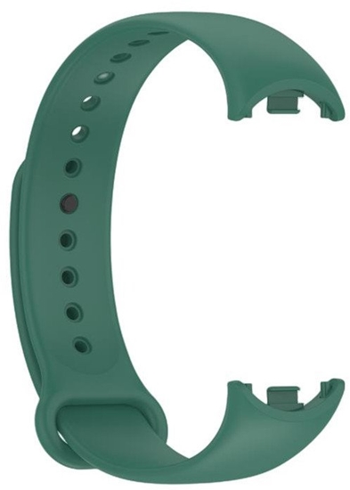 Picture of Pasek Silikonowy Mi Band 9 / M9 / 8 / M8 (8), GREEN / ZIELONY