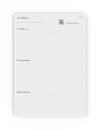 Изображение PATCHBOX PONEIDLABEL czci do paneli krosowniczych