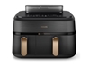 Picture of Philips Dual Steam Air Fryer | NA552/00 5000 Series | Power 2750 W | Capacity 9 L | RapidAir Plus | Black