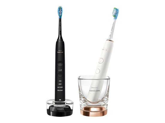 Изображение Philips DiamondClean 9000 HX9914/57 2-pack sonic electric toothbrush with charger & app