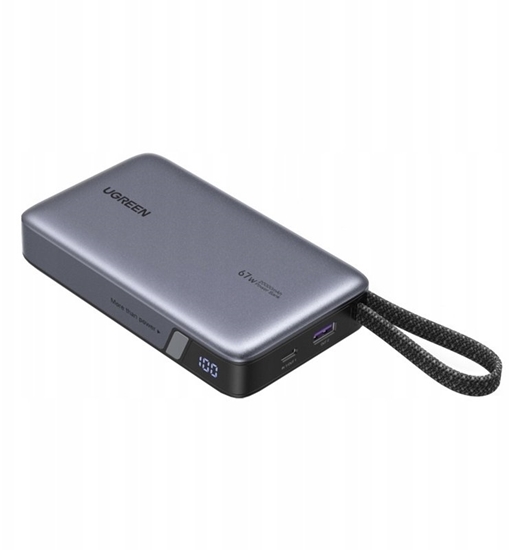Picture of Powerbank 20000mAh Ugreen PB550, 67W, USB + USB-C, wbudowany kabel (szary)