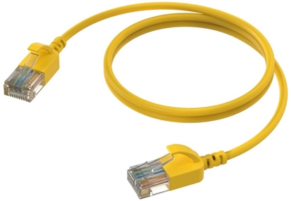 Изображение Procab Slimline CSD560 Cat 6a, U/UTP, óty, 1m (CSD560Y/1)