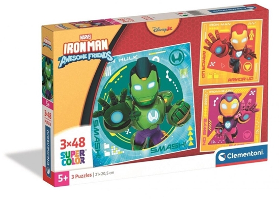 Picture of Puzzle 3x48 Iron Man And His Awesome Friends
