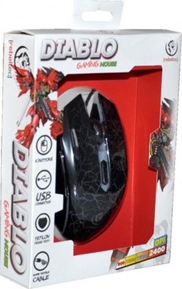Изображение Rebeltec Diablo Gaming Mouse with Additional Buttons / LED BackLight / 2400 DPI / USB