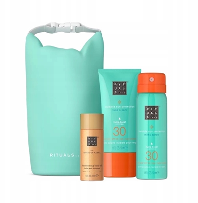Изображение Rituals SET (KARMA SUN PROTECTION MILKY SPRAY 50ML + SHIMMERING BODY OIL 30ML + SUN PROTECTION FACE CREAM 50ML)