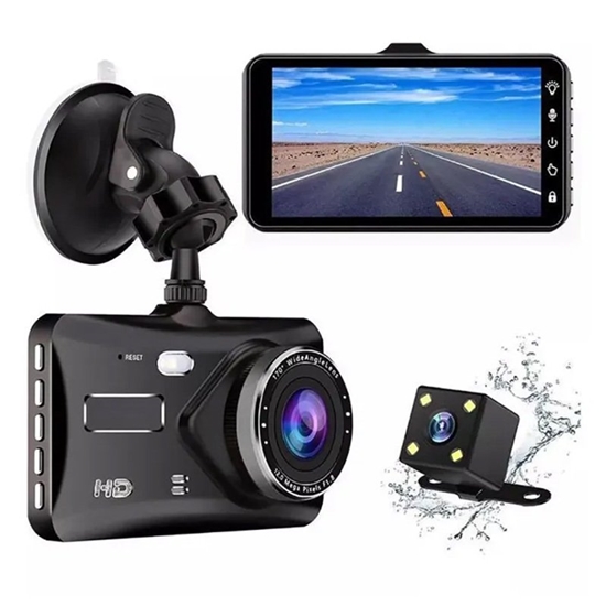 Изображение RoGer 2in1 DVR3 Car video recorder and rear view camera / Full HD / 170' / G-Sensor / LCD 4''