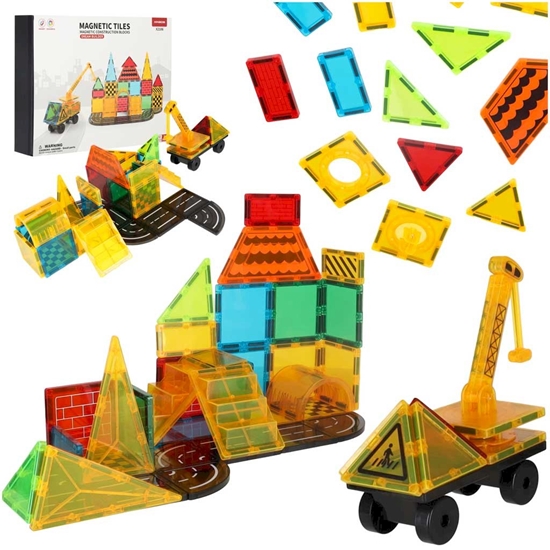 Изображение RoGer 3D Magnetic Building Blocks Set 50pcs