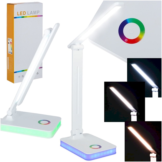 Picture of RoGer USB Foldable LED Desk Lamp With RGB Touch Light