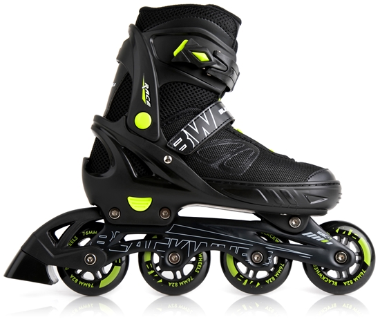 Изображение Rolki Blackwheels regulowane Sonic green-black r. 39-42