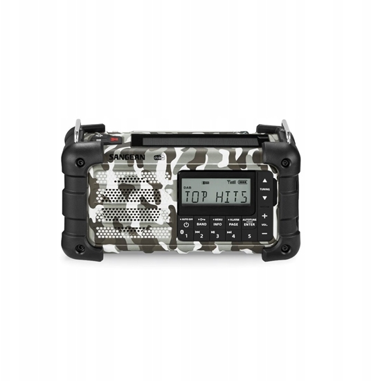 Picture of Sangean MMR-99 DAB+ Artic Camo Emergency/Hand Crank/Solar Radio