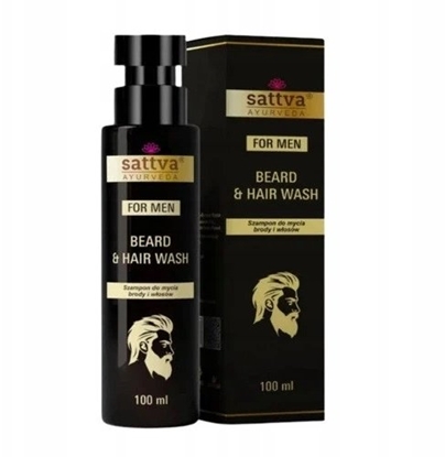 Picture of SATTVA_For Men Beard & Hair Wash szampon do brody i wosów 100ml