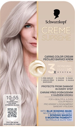 Picture of Schwarzkopf SCHWARZKOPF Creme Supreme Farba do wosów odcie 10-55 Platynowy Srebrny Blond