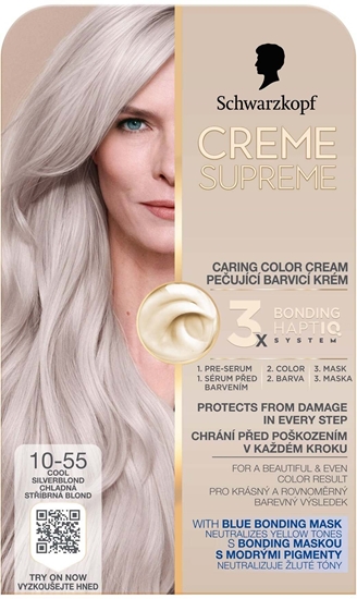 Picture of Schwarzkopf SCHWARZKOPF Creme Supreme Farba do wosów odcie 10-55 Platynowy Srebrny Blond