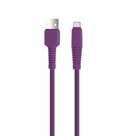 Picture of Setty kabel USB - USB-C 1,5 m 2,1A KSA-C-1.5219 fioletowy