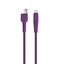 Изображение Setty kabel USB - USB-C 1,5 m 2,1A KSA-C-1.5219 fioletowy