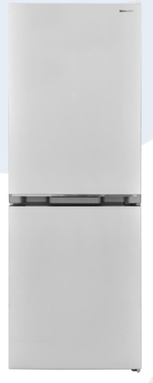 Изображение SHARP ledusskapis ar saldētavu apakšā, 152 cm, balts
